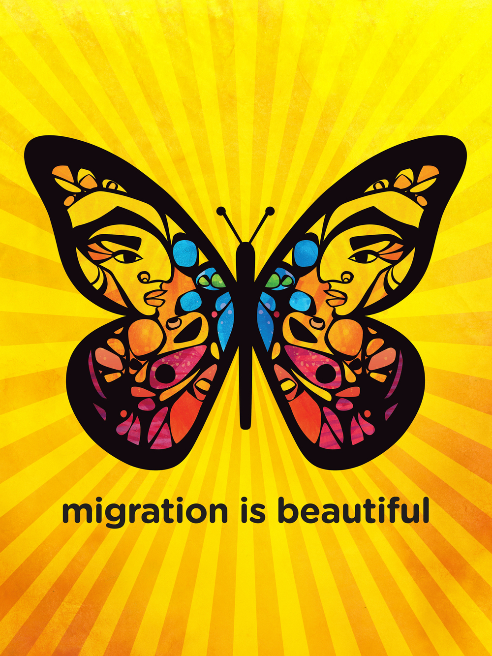 The monarch butterfly representing the beauty of migration