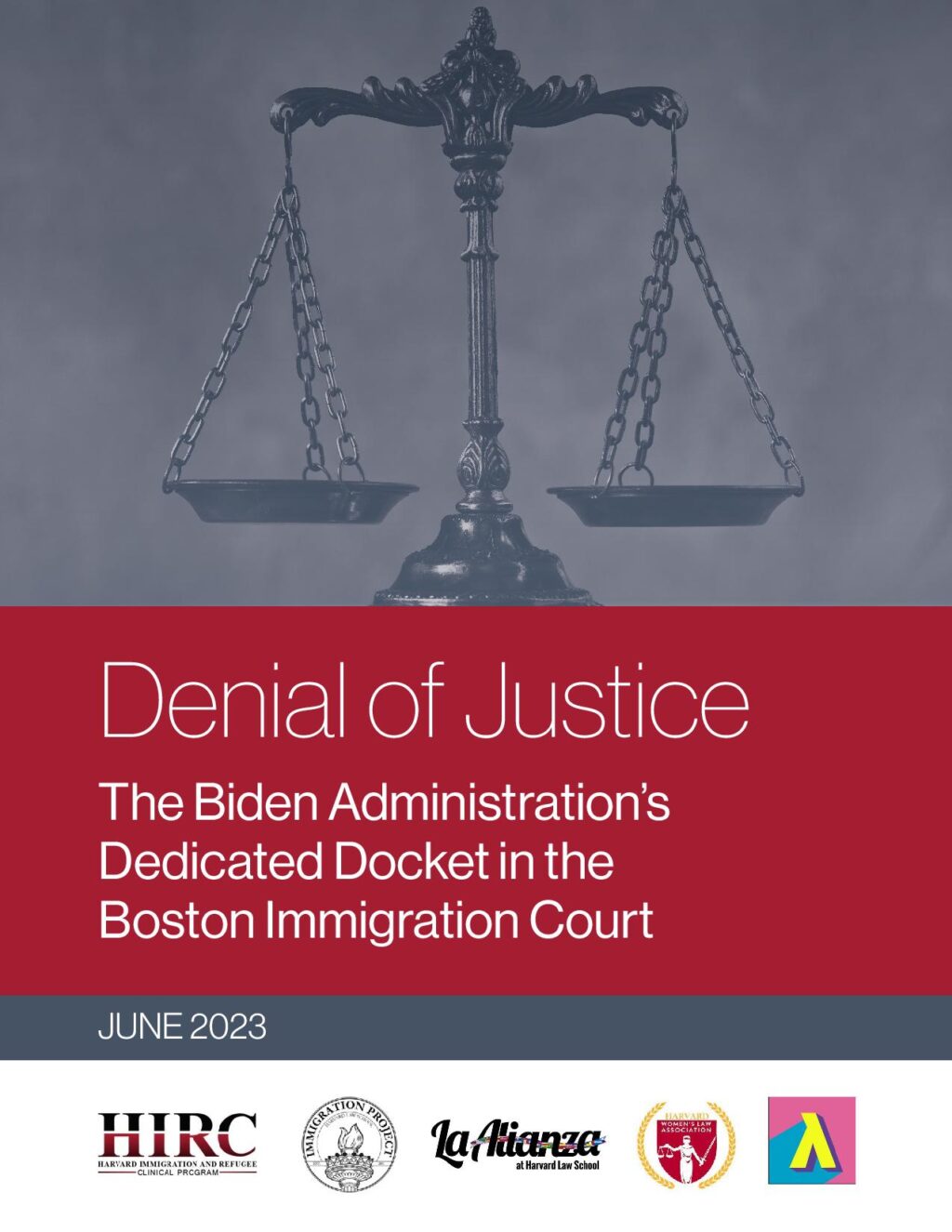 Denial of Justice report cover page